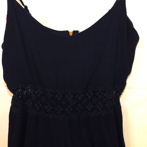 Altar'd State Romper Size Small Crochet Detail Around Waist - Picture 2 of 12